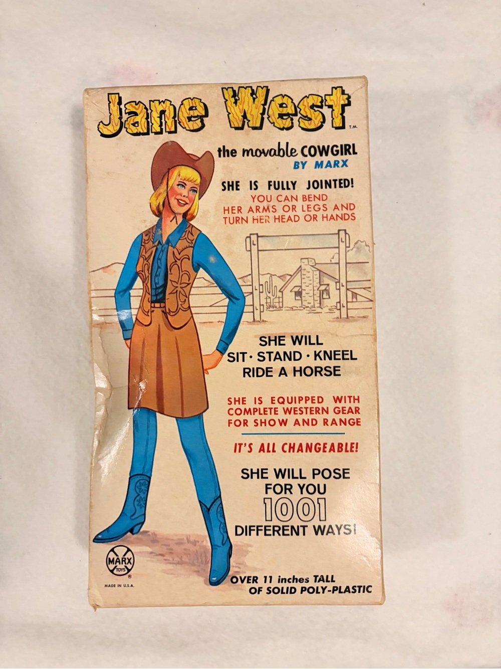Jane West Vintage Doll